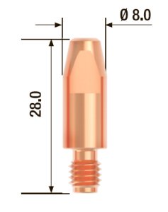 FUBAG Контактный наконечник M6 X 28мм ECU1.2мм/.045 дюйма (10 шт.) в Пензе фото