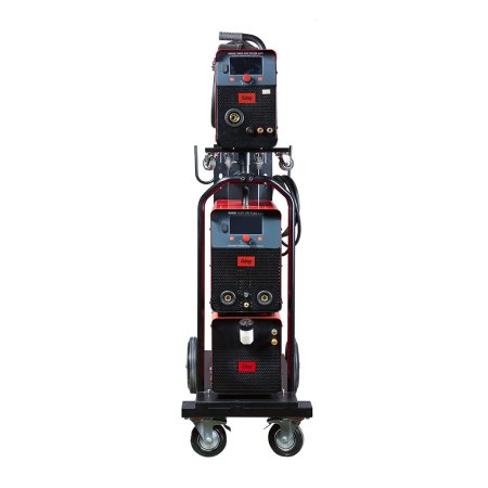 FUBAG Сварочный полуавтомат XMIG 500T DW PULSE + Подающий механизм DRIVE XMIG DW PULSE  + Горелка FB 550W 3m + Блок жидкостного охлаждения Cool XMIG + Шланг-пакет 5 метров 95мм2 14 pol с жидкостным охлаждением + Тележка  в Пензе фото