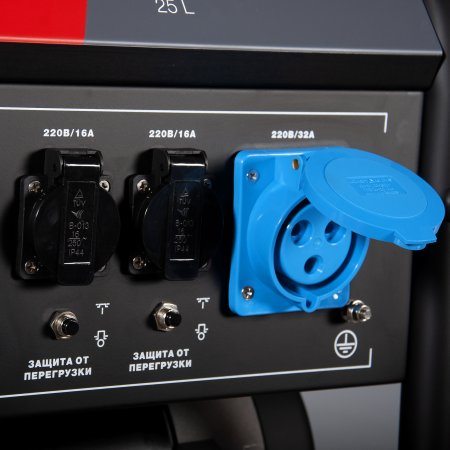 Бензиновый генератор с электростартером и коннектором автоматики FUBAG BS 7500 A ES в Пензе фото