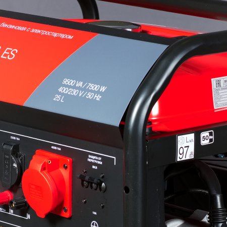 Бензиновый генератор FUBAG BS 8000 DA ES (трехфазный) с электростартером и коннектором автоматики в Пензе фото