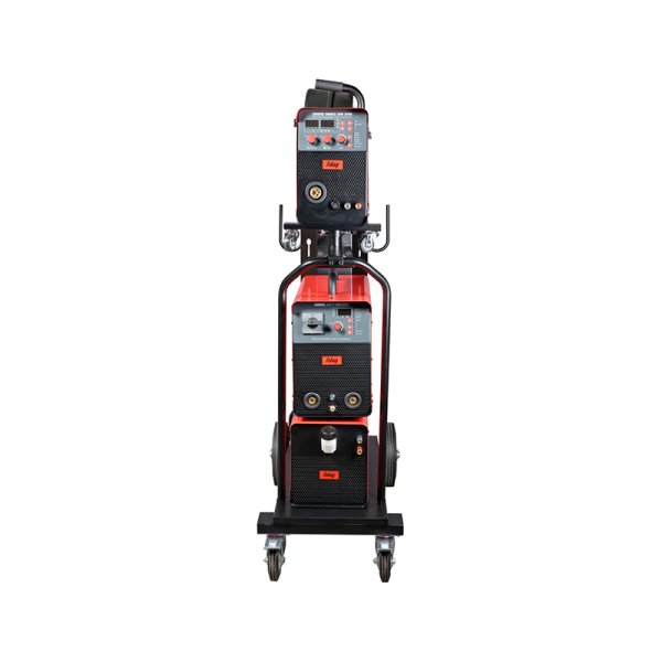 Полуавтомат сварочный FUBAG INMIG 500T DW SYN + подающий механизм DRIVE INMIG DW SYN + шланг-пакет 5 метров 70 мм2 14 pol с жидкостным охлаждением для INMIG 500T DW SYN + горелка FB 500 3m + блок жидкостного охлаждения Cool 70 + тележка для аппаратов в Пензе фото