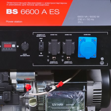 Бензиновый генератор FUBAG BS 6600 A ES с электростартером и коннектором автоматики в Пензе фото