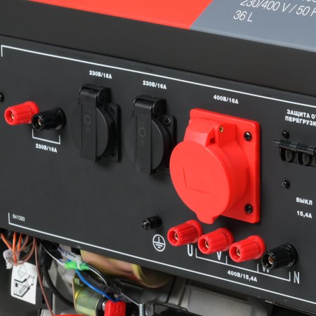Бензиновый генератор FUBAG BS 9000 DA ES (трехфазный) с электростартером и коннектором автоматики в Пензе фото