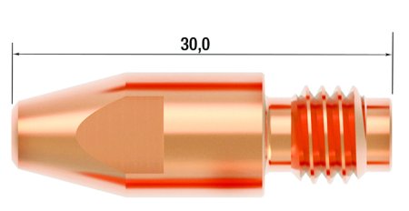 FUBAG Контактный наконечник M8 X 30мм CUCRZR 0.8мм /.030 дюйма в Пензе фото