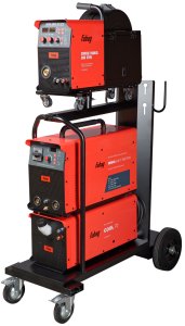 Сварочный полуавтомат INMIG 500T DW SYN + Подающий механизм DRIVE INMIG DW SYN + Шланг-пакет 5 м + Горелка FB 500 3 м + Блок жидкостного охлаждения + Тележка в Пензе фото