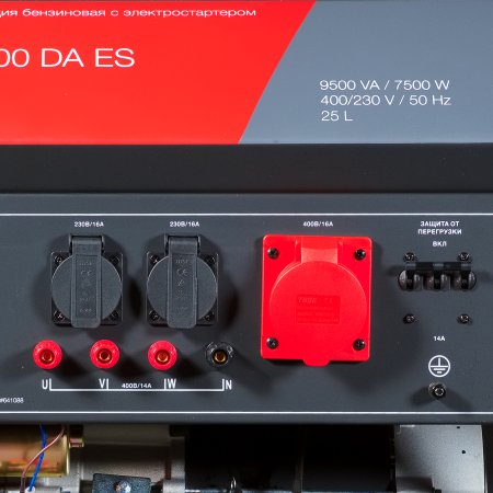 Бензиновый генератор FUBAG BS 8000 DA ES (трехфазный) с электростартером и коннектором автоматики в Пензе фото