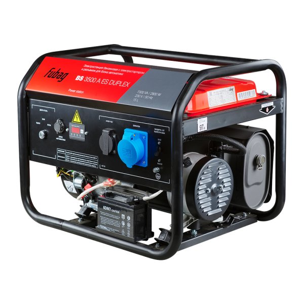 Бензиновый генератор FUBAG BS 3500 A ES DUPLEX в Пензе фото